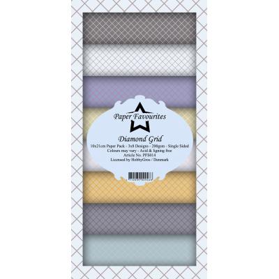 Dixi Craft Designpapier Paper Pack - Diamond Grid